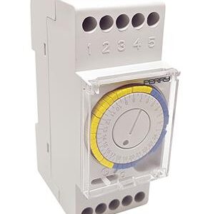 Interruptor horario diario con dial de programación y carga de reserva.electric-ara.com